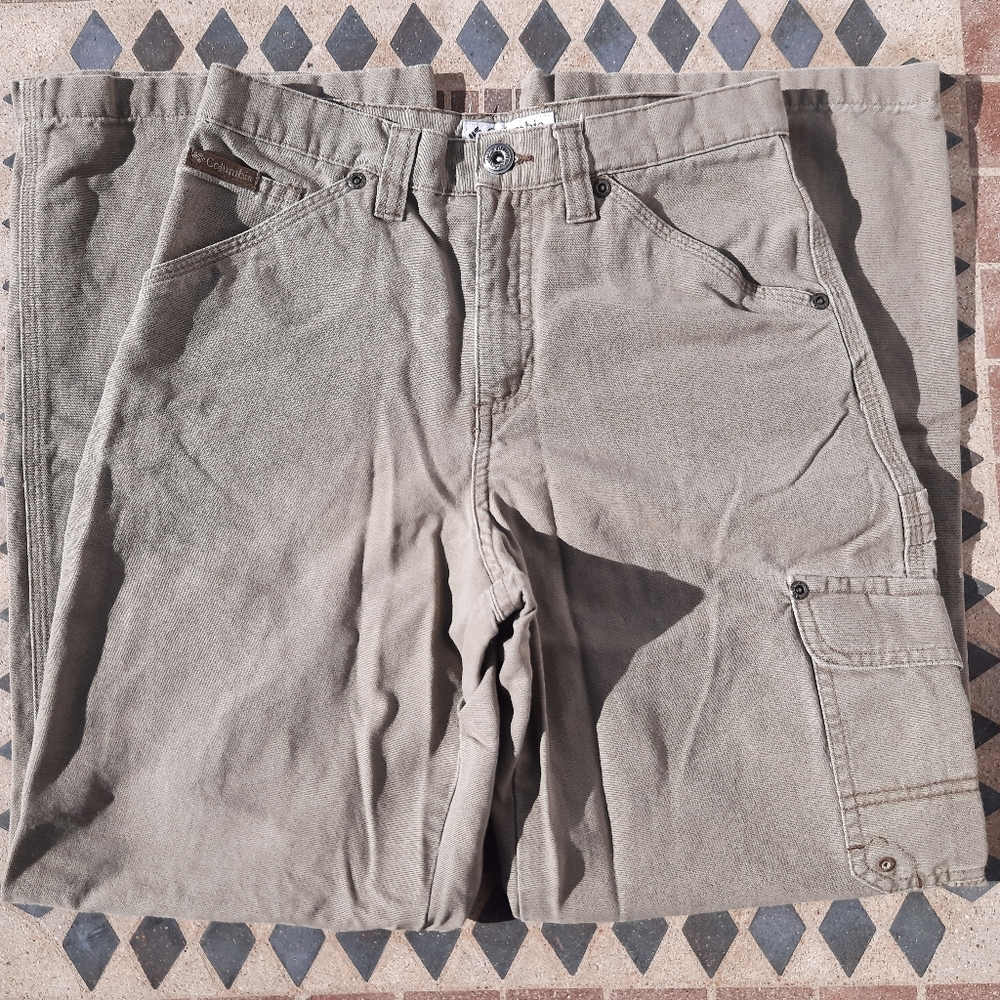 Columbia Cotton Canvas Dungarees Boys Size 12 Pants